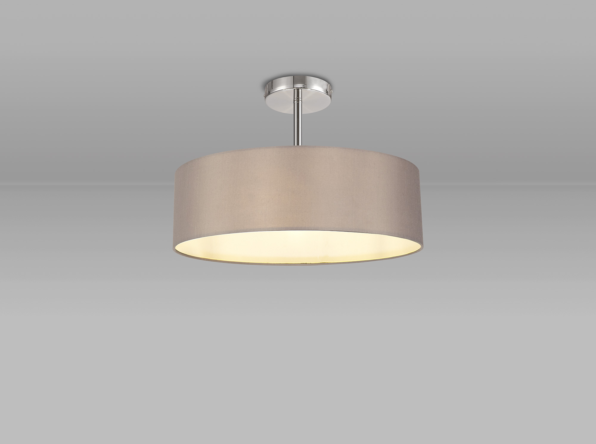 Baymont CH GR Ceiling Lights Deco Semi Flush Fittings